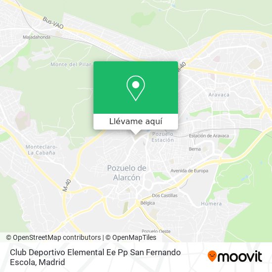 Mapa Club Deportivo Elemental Ee Pp San Fernando Escola