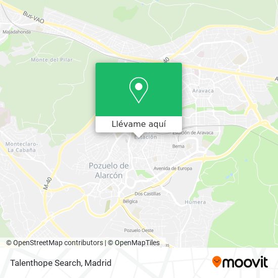 Mapa Talenthope Search