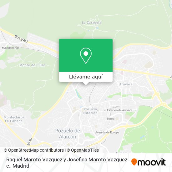 Mapa Raquel Maroto Vazquez y Josefina Maroto Vazquez c.