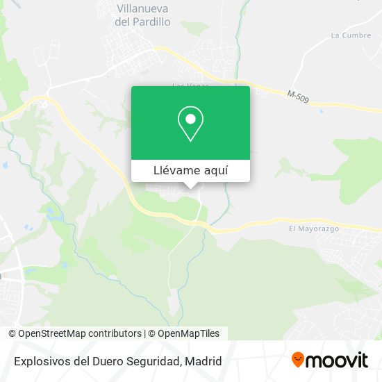 Mapa Explosivos del Duero Seguridad