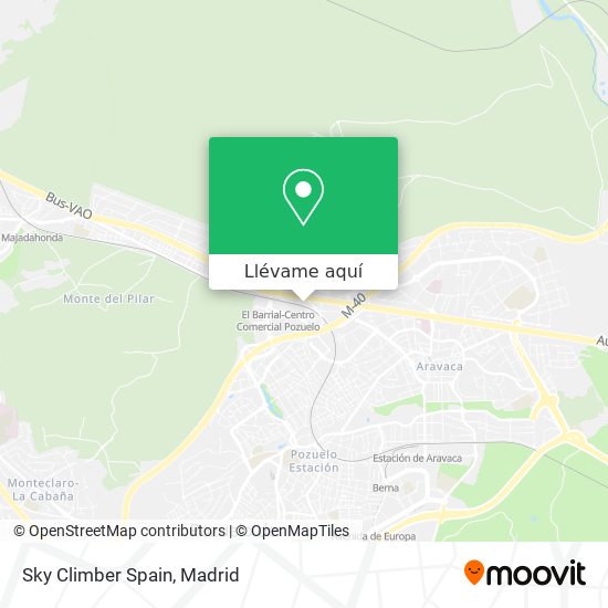 Mapa Sky Climber Spain