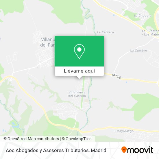 Mapa Aoc Abogados y Asesores Tributarios