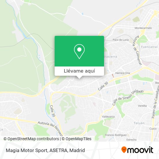 Mapa Magia Motor Sport, ASETRA
