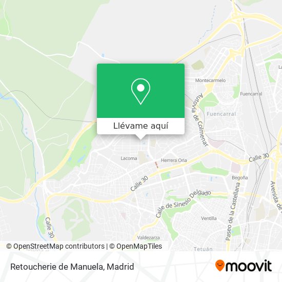 Mapa Retoucherie de Manuela
