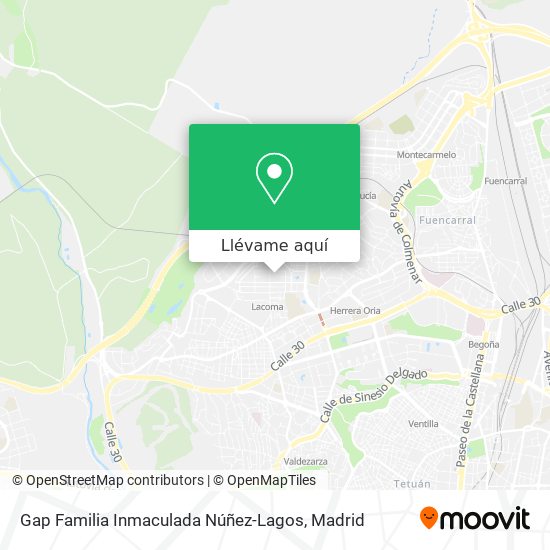 Mapa Gap Familia Inmaculada Núñez-Lagos