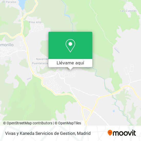 Mapa Vivas y Kaneda Servicios de Gestion