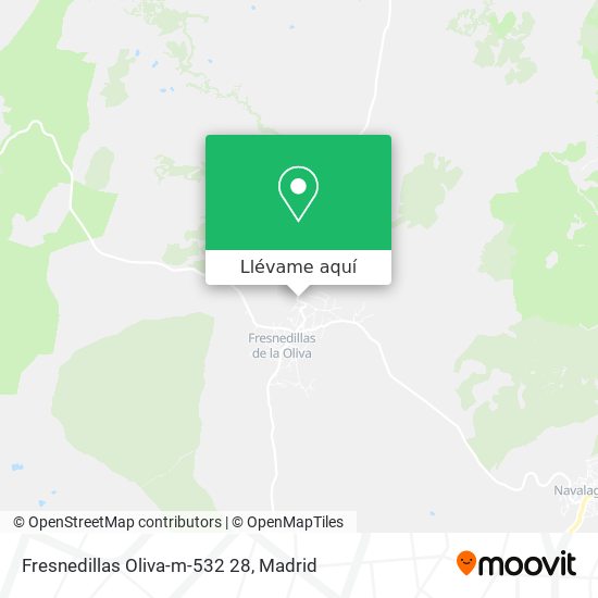 Mapa Fresnedillas Oliva-m-532 28