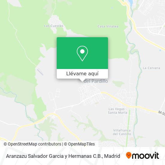 Mapa Aranzazu Salvador Garcia y Hermanas C.B.