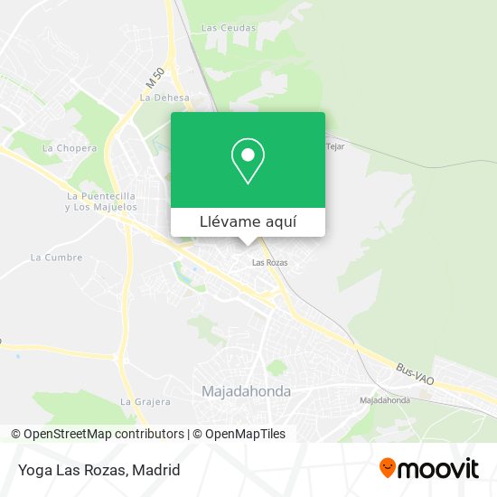 Mapa Yoga Las Rozas