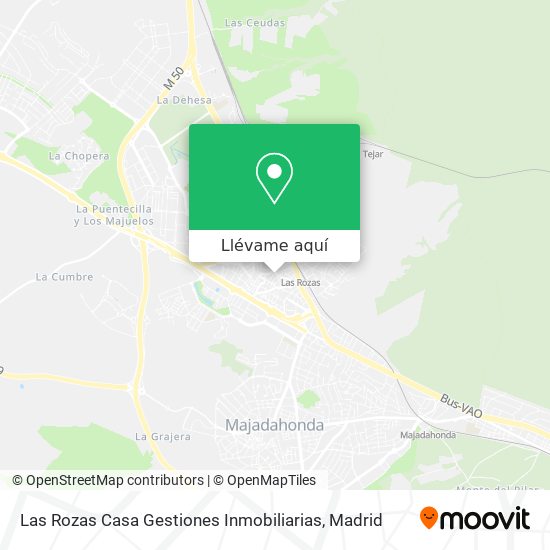 Mapa Las Rozas Casa Gestiones Inmobiliarias