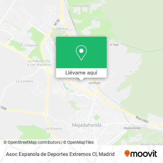 Mapa Asoc Espanola de Deportes Extremos Cl