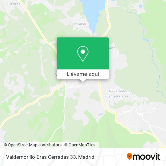 Mapa Valdemorillo-Eras Cerradas 33