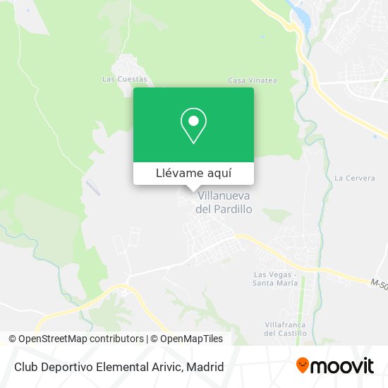 Mapa Club Deportivo Elemental Arivic