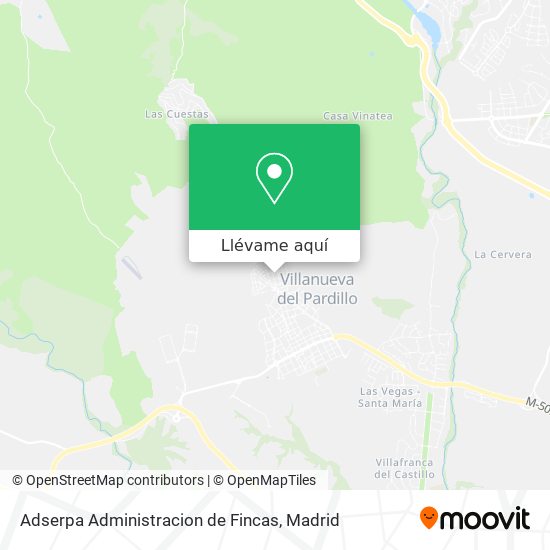 Mapa Adserpa Administracion de Fincas