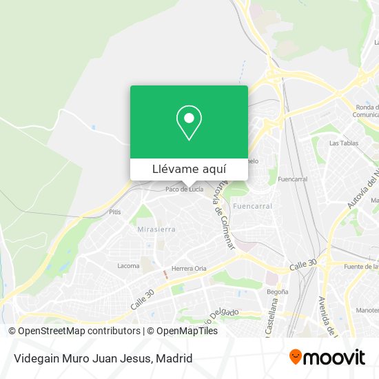 Mapa Videgain Muro Juan Jesus