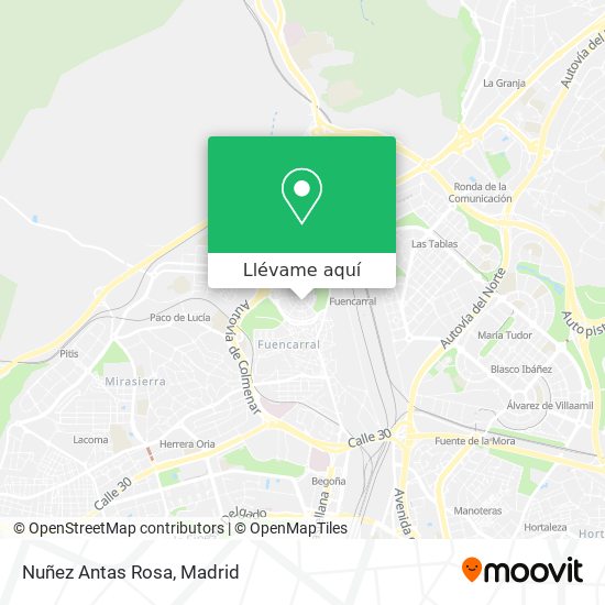 Mapa Nuñez Antas Rosa