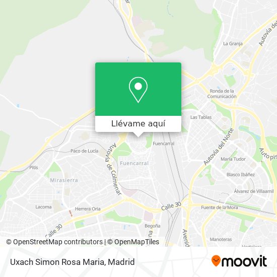Mapa Uxach Simon Rosa Maria
