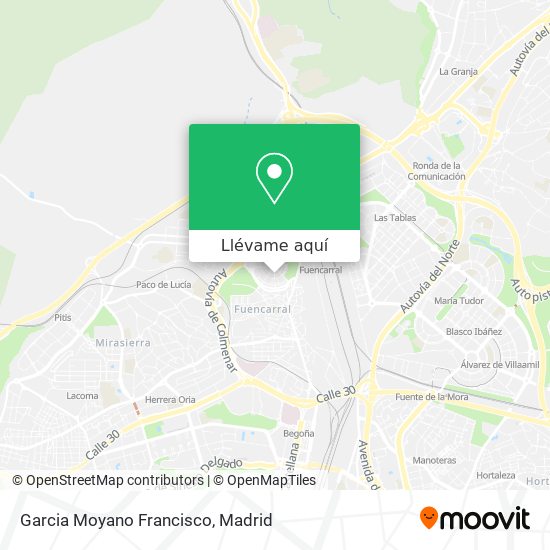 Mapa Garcia Moyano Francisco