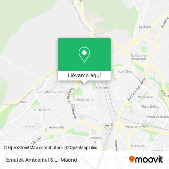 Mapa Ematek Ambiental S.L.