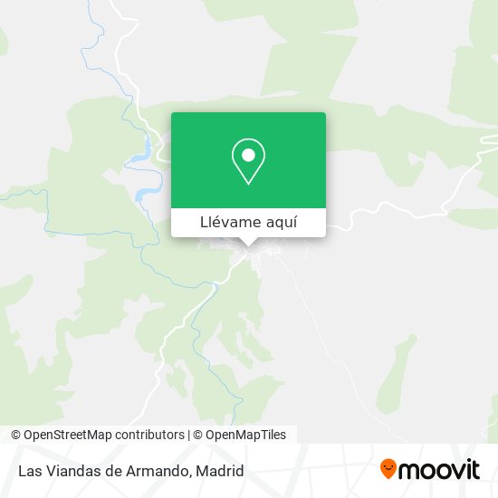 Mapa Las Viandas de Armando