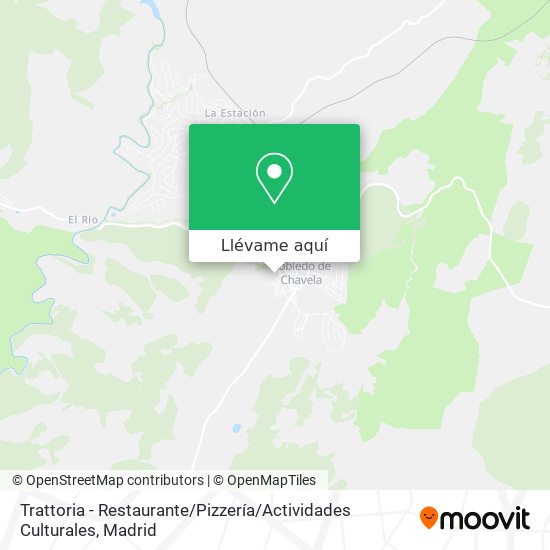 Mapa Trattoria - Restaurante / Pizzería / Actividades Culturales