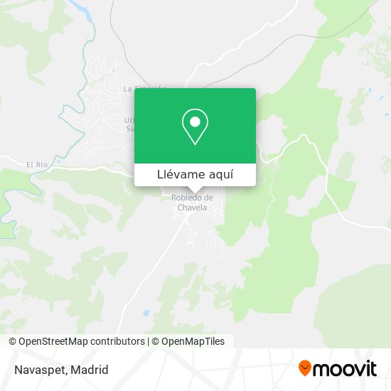 Mapa Navaspet