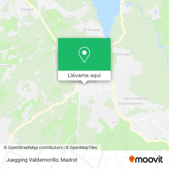 Mapa Juegging Valdemorillo