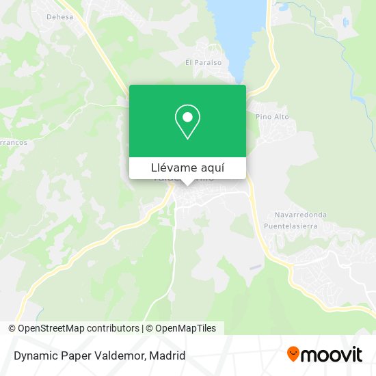 Mapa Dynamic Paper Valdemor