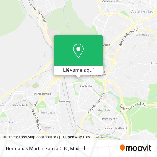 Mapa Hermanas Martin Garcia C.B.