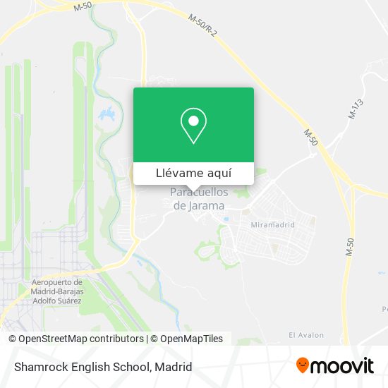 Mapa Shamrock English School