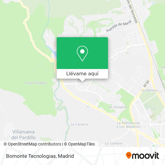 Mapa Bomonte Tecnologias