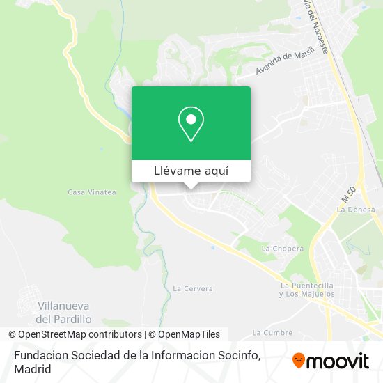 Mapa Fundacion Sociedad de la Informacion Socinfo