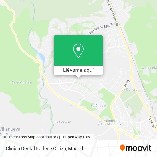 Mapa Clínica Dental Earlene Ortizu