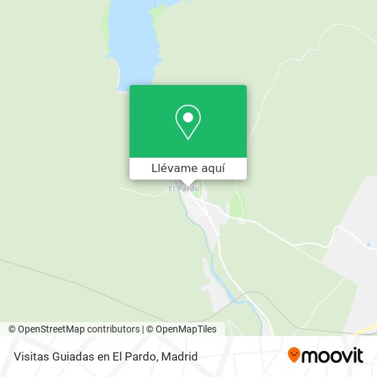Mapa Visitas Guiadas en El Pardo