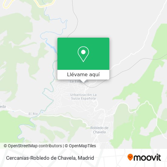 Mapa Cercanías-Robledo de Chavela