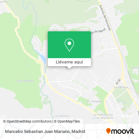 Mapa Mancebo Sebastian Juan Mariano