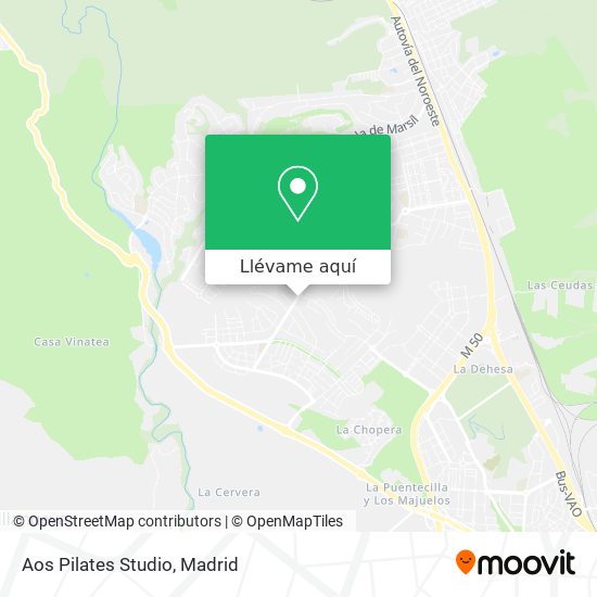 Mapa Aos Pilates Studio