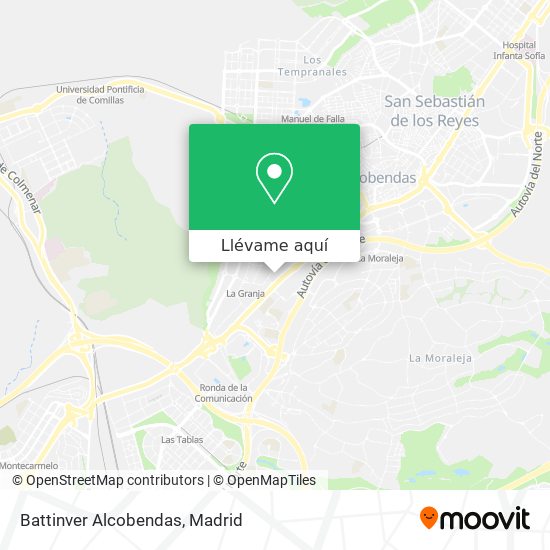Mapa Battinver Alcobendas