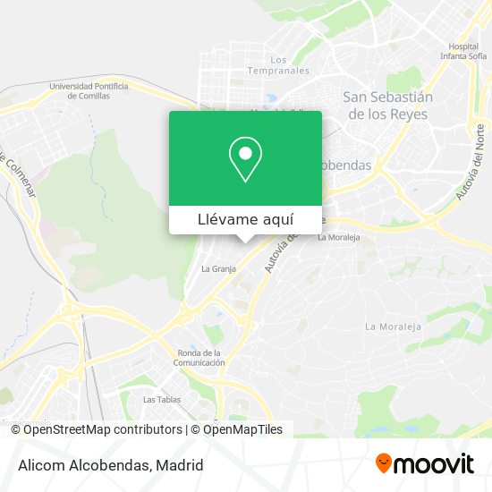 Mapa Alicom Alcobendas