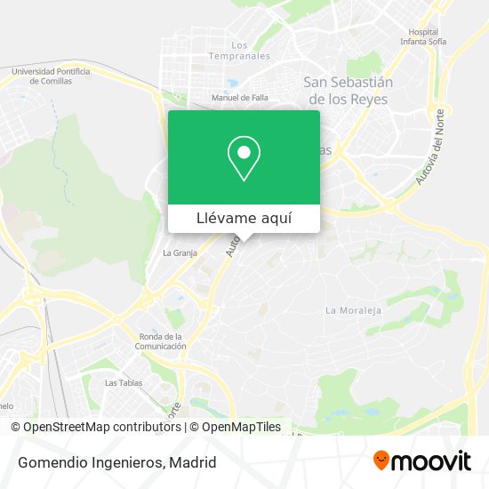 Mapa Gomendio Ingenieros