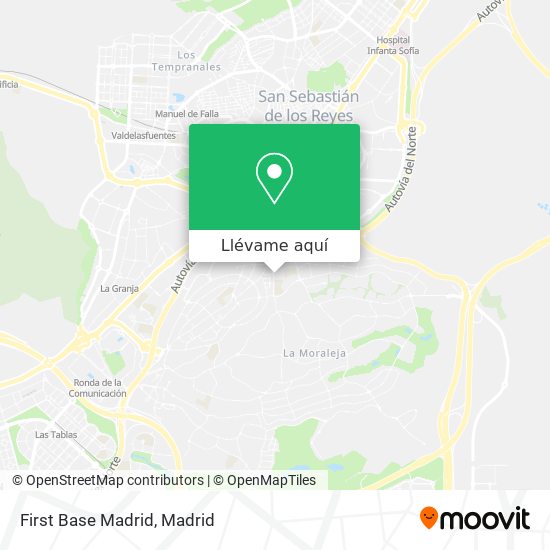 Mapa First Base Madrid