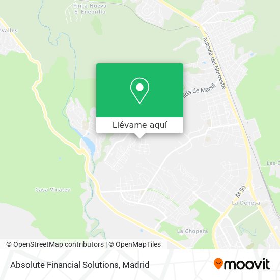 Mapa Absolute Financial Solutions