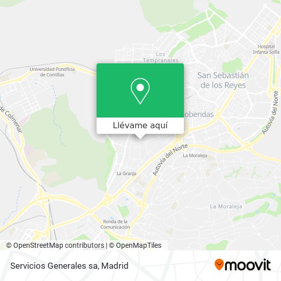 Mapa Servicios Generales sa