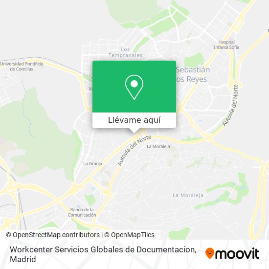 Mapa Workcenter Servicios Globales de Documentacion