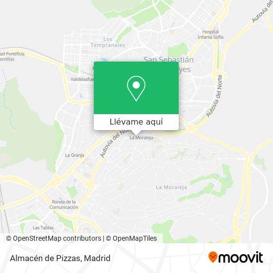 Mapa Almacén de Pizzas