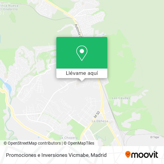 Mapa Promociones e Inversiones Vicmabe