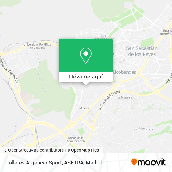 Mapa Talleres Argencar Sport, ASETRA