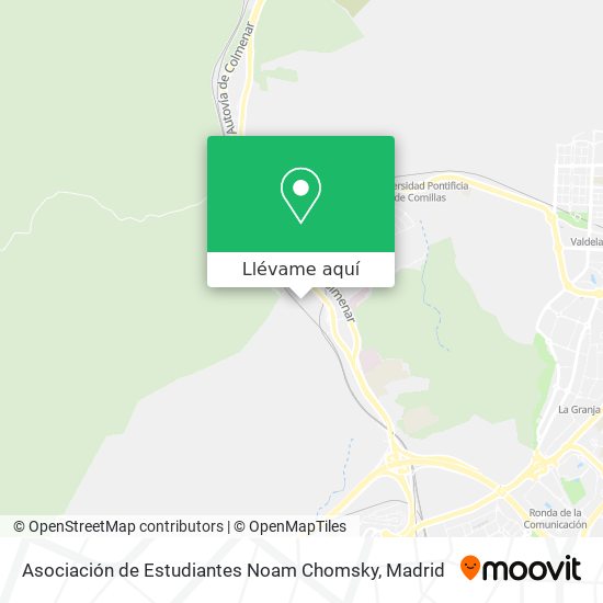 Mapa Asociación de Estudiantes Noam Chomsky