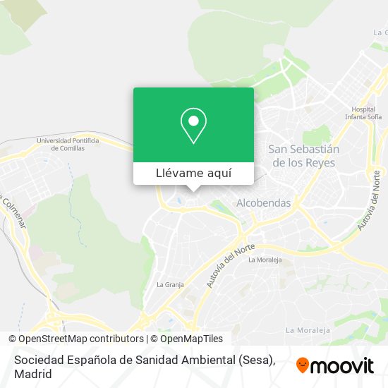 Mapa Sociedad Española de Sanidad Ambiental (Sesa)
