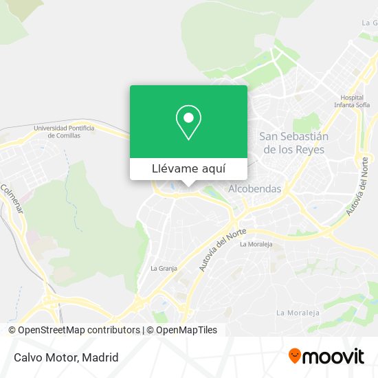 Mapa Calvo Motor